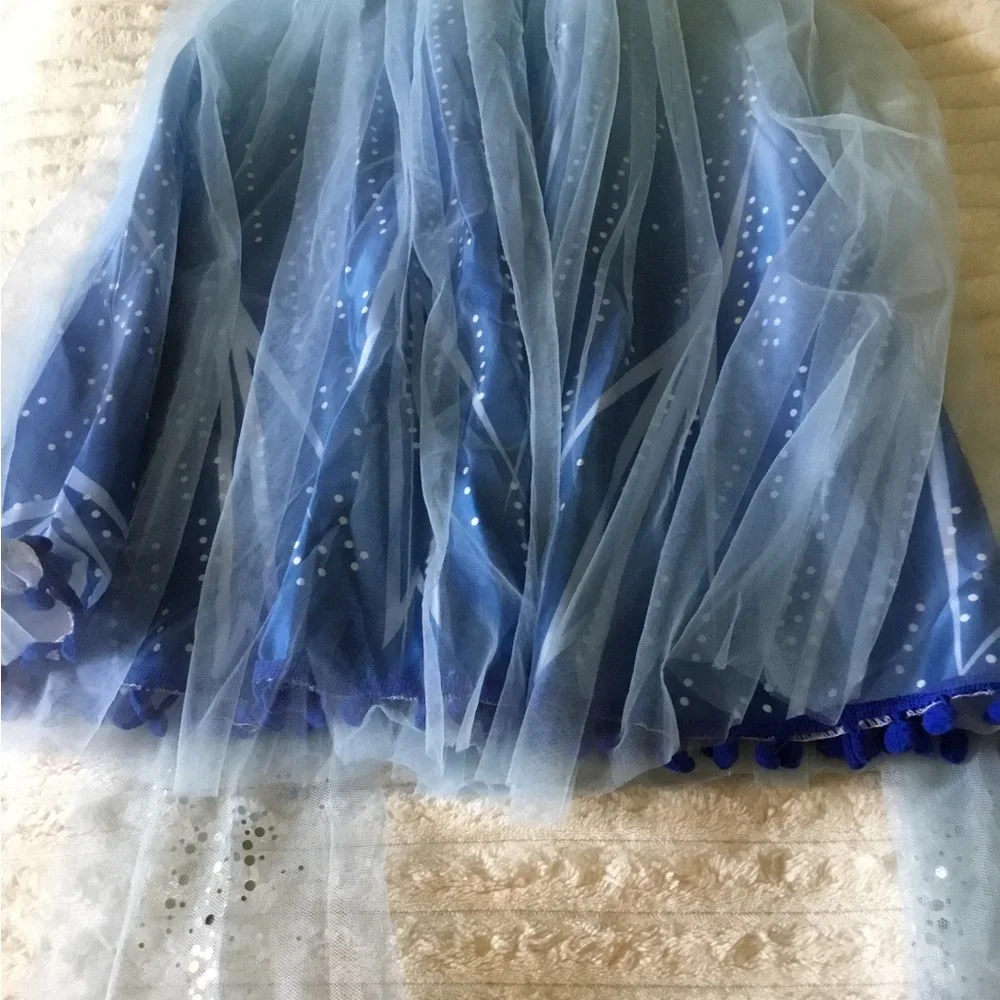 Light Blue Sparkle Princess Costume Dress for Kids - Brand: